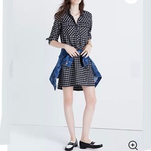Madewell Daywalk Shirtdress in Hilldale Plaid